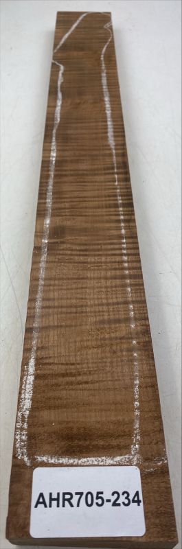 Neck Sycamore / European Maple, curly, "Caramel" - Unique Piece #234